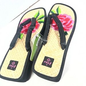Reef platform Zori flip flops: Rochello